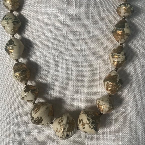 Teng Yuen Chunky Gold Patina BOHO graduated beads - Picture 5 of 5